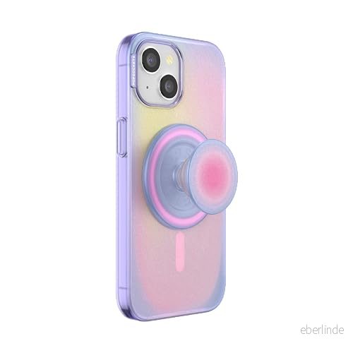 PopSockets: PopCase PlantCore för MagSafe Växtbaserat Fodral till iPhone 15 med ett kompatibelt PopGrip telefonställ och grepp en utbytbar topp Aura 840173742358