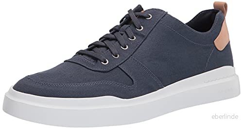 Cole Haan Gp RLY Canvs Crt SNK: Stormcloud Canvas/Sneaker, BLÅ, 42 EU 194736476038