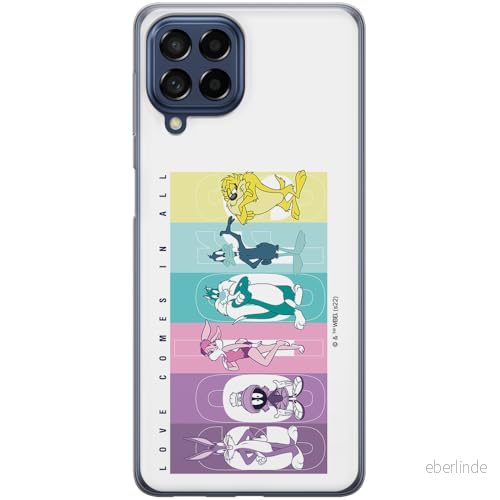 ERT GROUP mobiltelefonfodral för Samsung M53 5G originalt och officiellt licensierat Looney Tunes mönster 015 optimalt anpassad till formen på mobiltelefonen, fodral tillverkad av TPU plast 5905511996994
