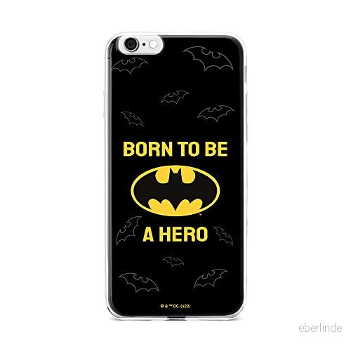 ERT GROUP mobiltelefonfodral för Iphone 6 PLUS originalt och officiellt licensierat DC mönster Batman 058 optimalt anpassad till formen på mobiltelefonen, fodral tillverkad av TPU plast 5905131537560