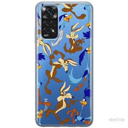 ERT GROUP mobiltelefonfodral för Xiaomi Redmi Note 11/ POCO M4 PRO 5G/ 11s 11t 5g originalt och officiellt licensierat Looney Tunes mönster 021, gedeeltelijk transparant 5905511682552