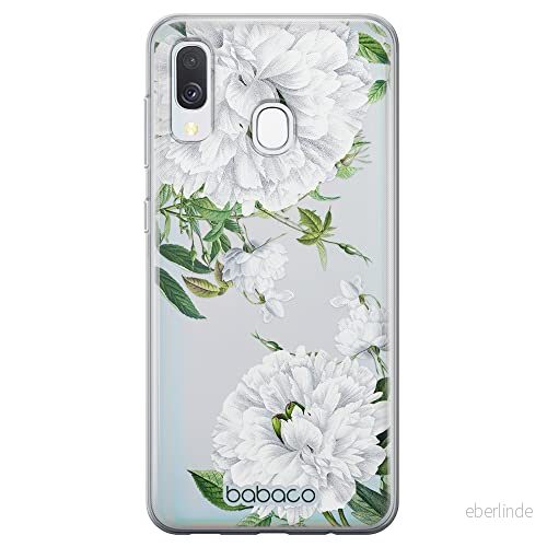 ERT GROUP mobiltelefonfodral för Samsung A40 originalt och officiellt licensierat Babaco mönster Flowers 047 optimalt anpassad till formen på mobiltelefonen, gedeeltelijk transparant 5905131332974
