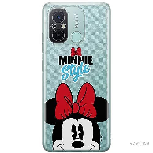 ERT GROUP mobiltelefonfodral för Xiaomi REDMI 12C/ 11A originalt och officiellt licensierat Disney mönster Minnie 027 optimalt anpassad till formen på mobiltelefonen, gedeeltelijk transparant 5905511853167