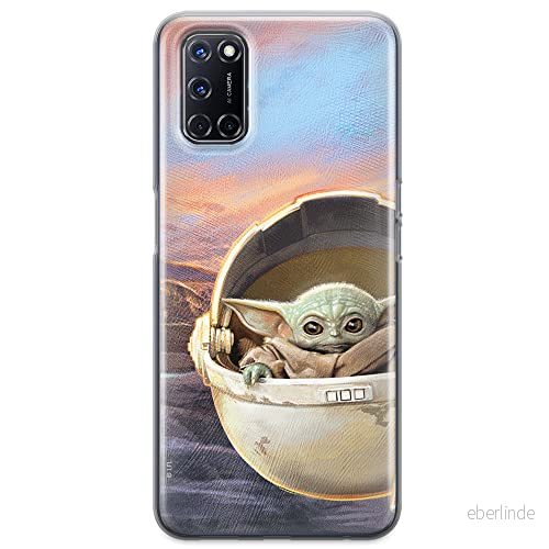 ERT GROUP mobiltelefonfodral för Oppo A92/ A72/ A52 originalt och officiellt licensierat Star Wars mönster Baby Yoda 005 optimalt anpassad till formen på mobiltelefonen, fodral tillverkad av TPU plast 5903040207055