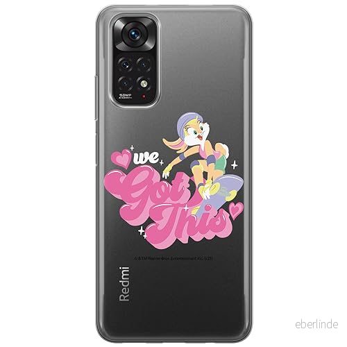 ERT GROUP mobiltelefonfodral för Xiaomi REDMI NOTE 11 4G/ 11S 4G originalt och officiellt licensierat Looney Tunes mönster Lola 004 anpassad till formen på mobiltelefonen, gedeeltelijk transparant 5905795065638