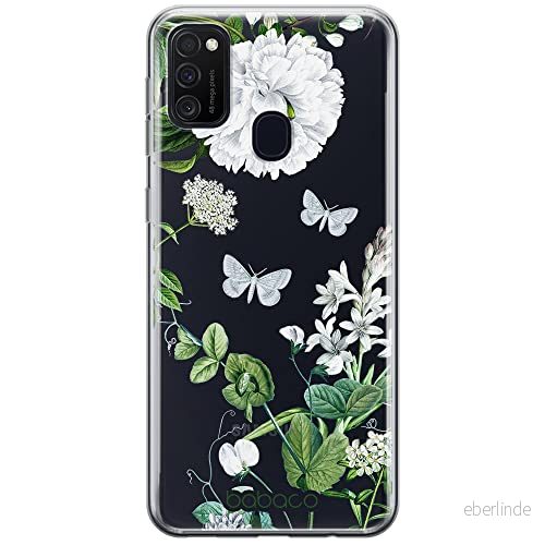 ERT GROUP mobiltelefonfodral för Samsung M21 / M30S originalt och officiellt licensierat Babaco mönster Flowers 030 optimalt anpassad till formen på mobiltelefonen, gedeeltelijk transparant 5905131278937