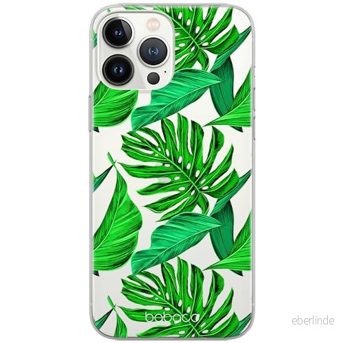 ERT GROUP mobiltelefonfodral för Apple Iphone 13 PRO originalt och officiellt licensierat Babaco mönster Plants 006 optimalt anpassad till formen på mobiltelefonen, gedeeltelijk transparant 5903932855692