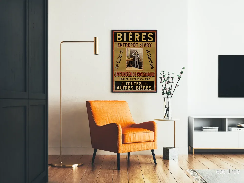 Vintageposter för Ölbryggen i Ivry Jacobsen från Köpenhamn - Bild 2