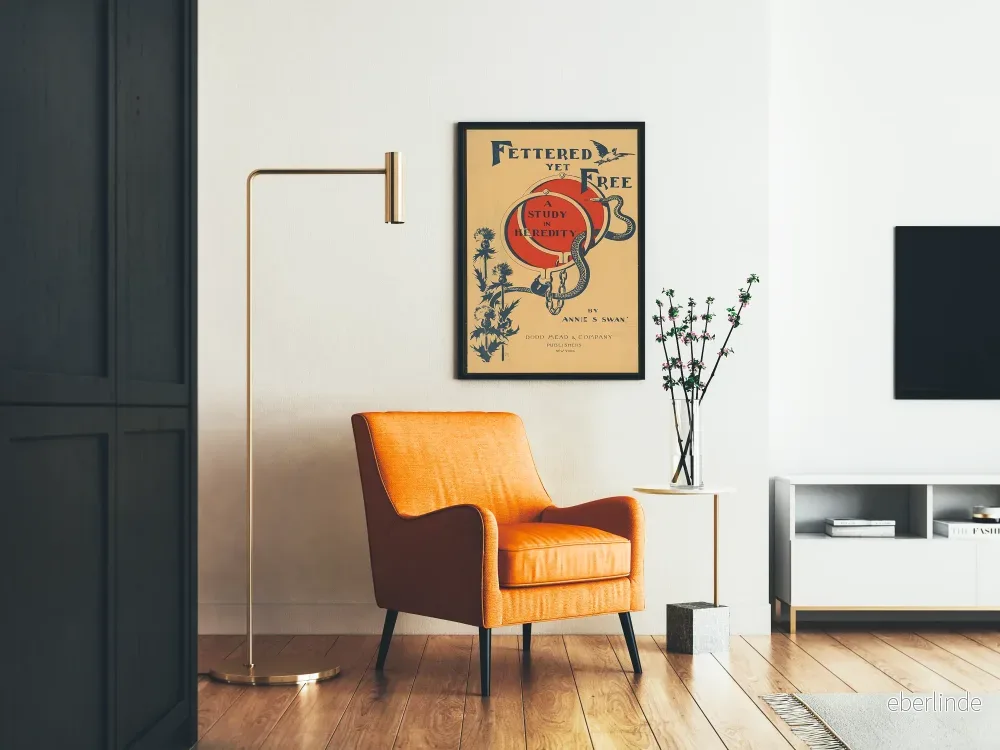 Vintageposter Fettered Yet Free, studie i ärftlighet av Annie S. Swan - Bild 2