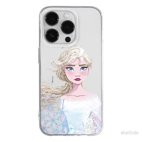 ERT GROUP mobiltelefonfodral för Apple Iphone 14 PRO originalt och officiellt licensierat Disney mönster Elsa 014 optimalt anpassad till formen på mobiltelefonen, gedeeltelijk transparant 5905131910721