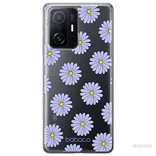 ERT GROUP mobiltelefonfodral för Xiaomi 11T 5G / PRO originalt och officiellt licensierat Babaco mönster Flowers 021 optimalt anpassad till formen på mobiltelefonen, gedeeltelijk transparant 5904805559471