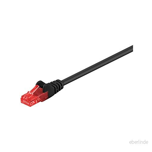Pro LAN CAT 6 UTP - Svart - 0,5 m 4040849686771