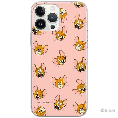 ERT GROUP mobiltelefonfodral för Samsung S10 Lite/A91 originalt och officiellt licensierat Tom and Jerry mönster 008 Vit anpassad till formen på mobiltelefonen, fodral tillverkad av TPU plast 5904805262739