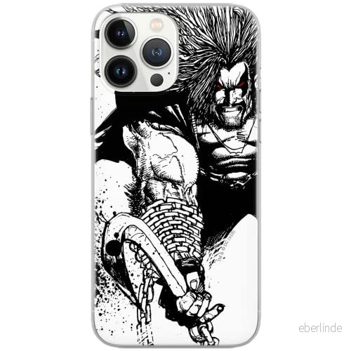 ERT GROUP mobiltelefonfodral för Iphone 13 PRO MAX originalt och officiellt licensierat DC mönster Lobo 004 Vit optimalt anpassad till formen på mobiltelefonen, fodral tillverkad av TPU plast 5903932926606