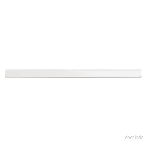 DONAU Universella klämskenor/10 stycken/klämskena DIN A4/6 mm för ca 60 ark/klämlist insynsskyddsremsor/fästklämmor/PVC plast/vit 5901498046721