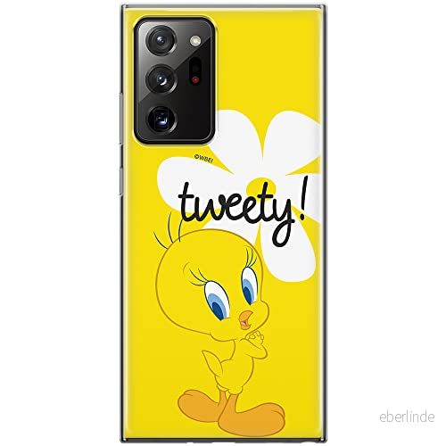 ERT GROUP mobiltelefonfodral för Samsung GALAXY NOTE 20 ULTRA originalt och officiellt licensierat Looney Tunes mönster Tweety 005, fodral tillverkad av TPU plast 5903040362020