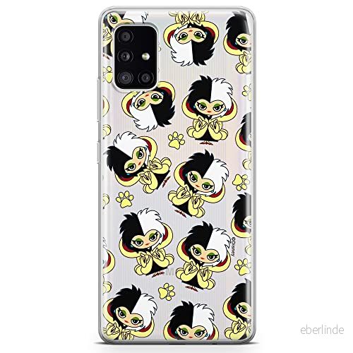 ERT GROUP mobiltelefonfodral för Samsung A51 5G originalt och officiellt licensierat Disney mönster Cruella 007 optimalt anpassad till formen på mobiltelefonen, gedeeltelijk transparant 5905131491176