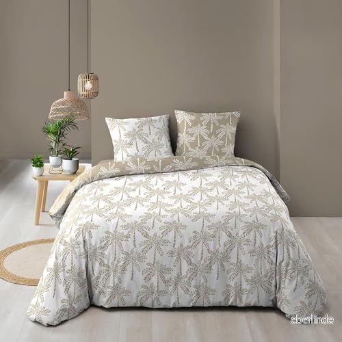 douceur d'intérieur, 3 delat set (260 x 240 cm) Oliana, vändbar 100% bomull 3574386448130