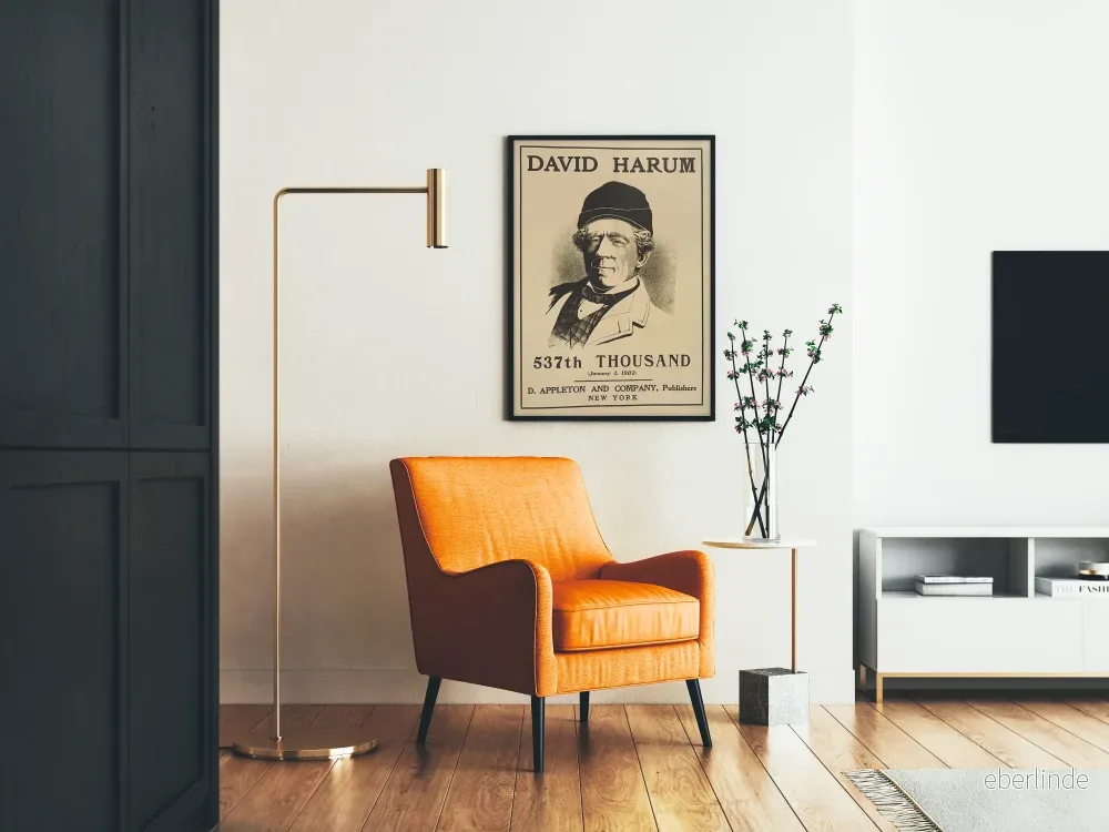 Väggposter Vintage Porträtt David Harum 1902 - Bild 2