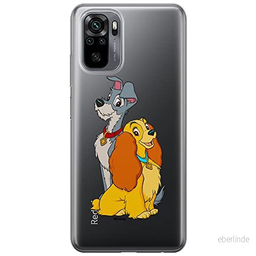 ERT GROUP mobiltelefonfodral för Xiaomi REDMI NOTE 10/ 10S originalt och officiellt licensierat Disney mönster Lady and the Tramp 003 anpassad till formen på mobiltelefonen, gedeeltelijk transparant 5905131151049