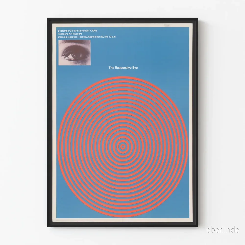Poster The Responsive Eye - Grafisk design från 60-talet