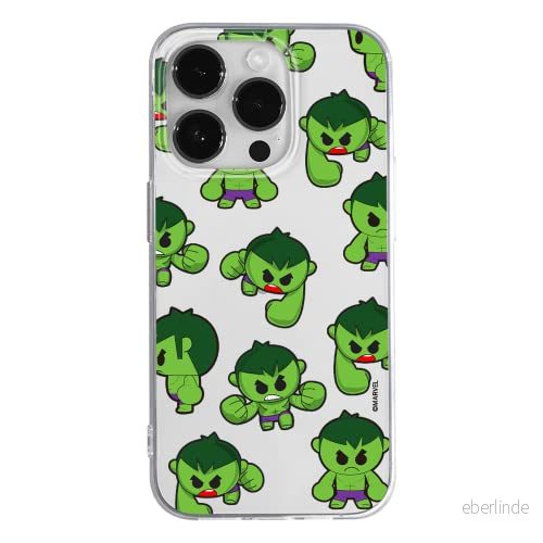 ERT GROUP mobiltelefonfodral för Apple Iphone 14 PRO originalt och officiellt licensierat Marvel mönster Hulk 006 optimalt anpassad till formen på mobiltelefonen, gedeeltelijk transparant 5905131918116