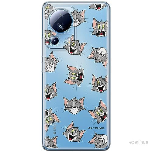 ERT GROUP mobiltelefonfodral för Xiaomi 13 LITE/CIVI 2 originalt och officiellt licensierat Tom & Jerry mönster 007 optimalt anpassad till formen på mobiltelefonen, gedeeltelijk transparant 5905511924492