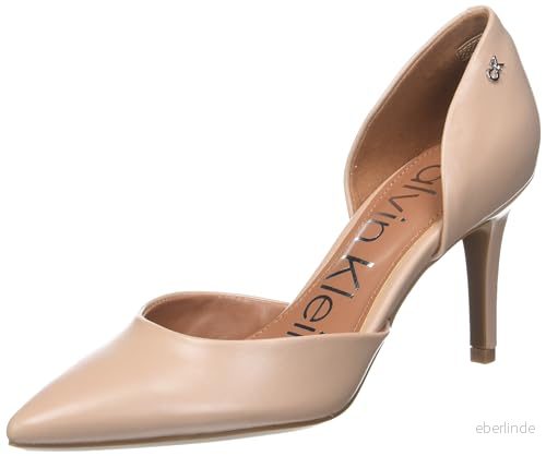 Calvin Klein Gloria pump för kvinnor, Knappt naken 110, 38 EU 195972338029