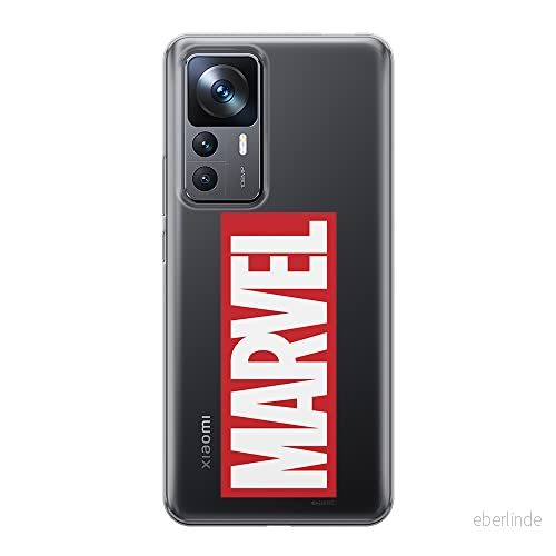 ERT GROUP mobiltelefonfodral för Xiaomi 12T/12T pro/K50 Ultra originalt och officiellt licensierat Marvel mönster 007 optimalt anpassad till formen på mobiltelefonen, gedeeltelijk transparant 5905511578237