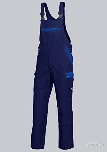 BP Profil 1844 720 10 hängselbyxor stretch hängslen justerbar midja knäskydd 65% polyester, 35% bomull normal passform storlek: 48 färg: mörkblå/kungsblå 4010365739558