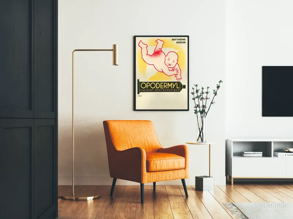 Vintageposter Opodermyl mot blöjdermatit - Bild 2