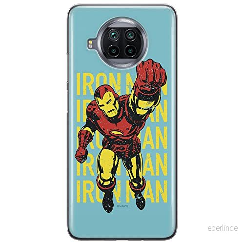 ERT GROUP mobiltelefonfodral för Xiaomi REDMI NOTE 9T originalt och officiellt licensierat Marvel mönster Iron Man 009 optimalt anpassad till formen på mobiltelefonen, fodral tillverkad av TPU plast 5904805648236