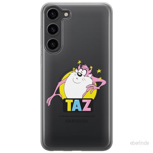 ERT GROUP mobiltelefonfodral för Samsung S23 originalt och officiellt licensierat Looney Tunes mönster Tasmanian 007 optimalt anpassad till formen på mobiltelefonen, gedeeltelijk transparant 5905795137434