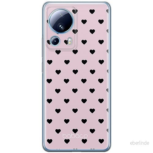 ERT GROUP mobiltelefonfodral för Xiaomi 13 LITE/CIVI 2 originalt och officiellt licensierat Babaco mönster Hearts 003 optimalt anpassad till formen på mobiltelefonen, fodral tillverkad av TPU plast 5905511919221