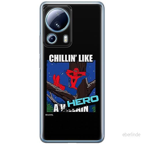 ERT GROUP mobiltelefonfodral för Xiaomi 13 LITE/CIVI 2 originalt och officiellt licensierat Marvel mönster Spider Man 033 anpassad till formen på mobiltelefonen, fodral tillverkad av TPU plast 5905795009984