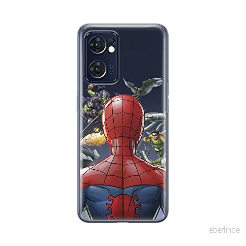 ERT GROUP mobiltelefonfodral för Oppo RENO 7 5G originalt och officiellt licensierat Marvel mönster Spider Man 004 optimalt anpassad till formen på mobiltelefonen, gedeeltelijk transparant 5905511301859
