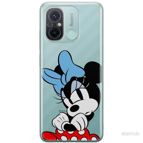 ERT GROUP mobiltelefonfodral för Xiaomi REDMI 12C/ 11A originalt och officiellt licensierat Disney mönster Minnie 077 optimalt anpassad till formen på mobiltelefonen, gedeeltelijk transparant 5905795029333