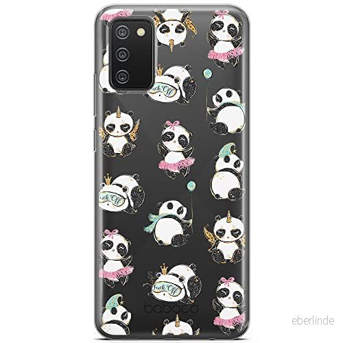 ERT GROUP mobiltelefonfodral för Samsung A02S originalt och officiellt licensierat Babaco mönster Panda 008 optimalt anpassad till formen på mobiltelefonen, gedeeltelijk transparant 5904805415197