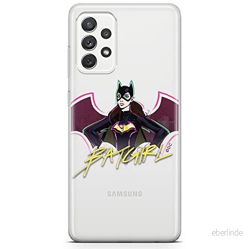 ERT GROUP mobiltelefonfodral för Samsung A73 5G originalt och officiellt licensierat DC mönster Bat Girl 004 optimalt anpassad till formen på mobiltelefonen, gedeeltelijk transparant 5904805514272