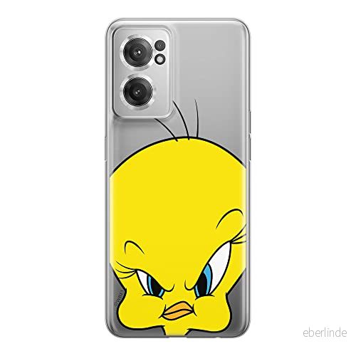ERT GROUP mobiltelefonfodral för Oneplus NORD CE 2 originalt och officiellt licensierat Looney Tunes mönster Tweety 002 optimalt anpassad till formen på mobiltelefonen, gedeeltelijk transparant 5905511287023