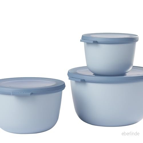 Mepal Bowls Set Nordic Blue of 3 (500, 1000, 2000 ml) 8711269938608
