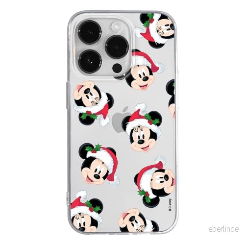 ERT GROUP mobiltelefonfodral för Apple Iphone 14 PRO originalt och officiellt licensierat Disney mönster Mickey & Minnie 016 optimalt anpassad till formen på mobiltelefonen, gedeeltelijk transparant 5905131909671