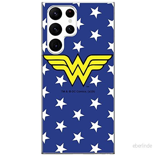 ERT GROUP mobiltelefonfodral för Samsung S22 ULTRA originalt och officiellt licensierat DC mönster Wonder Woman 006 optimalt anpassad till formen på mobiltelefonen, fodral tillverkad av TPU plast 5904805282065