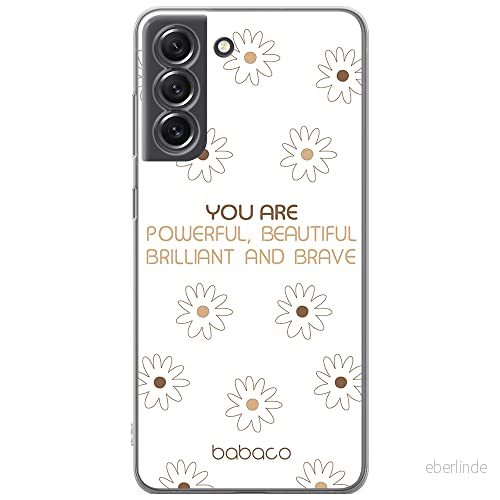 ERT GROUP mobiltelefonfodral för Samsung S21 FE originalt och officiellt licensierat Babaco mönster Positive vibes 003 optimalt anpassad till formen på mobiltelefonen, gedeeltelijk transparant 5903932985061
