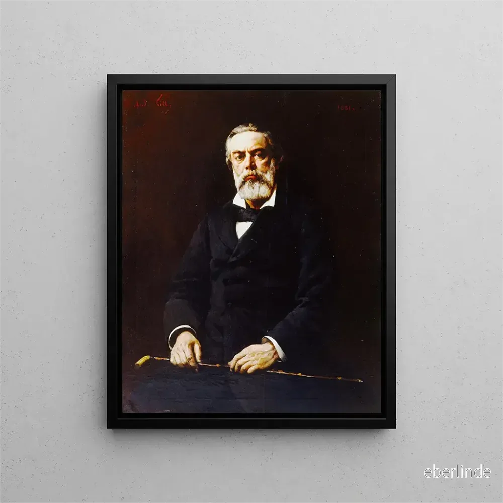 Målning Jules Vallès 1832-1885 författare och journalist - André Gill | Konsttryck