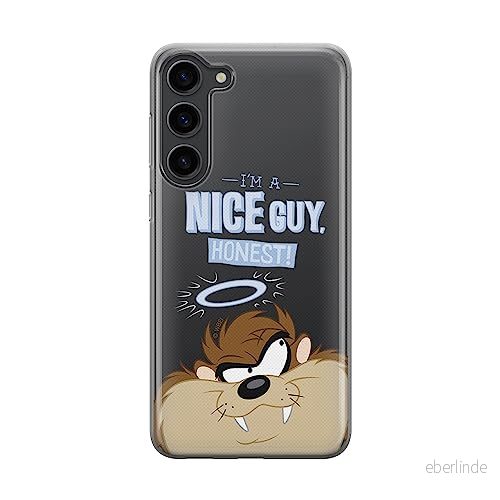 ERT GROUP mobiltelefonfodral för Samsung S23 PLUS originalt och officiellt licensierat Looney Tunes mönster Tasmanian 003 optimalt anpassad till formen på mobiltelefonen, gedeeltelijk transparant 5905511440411