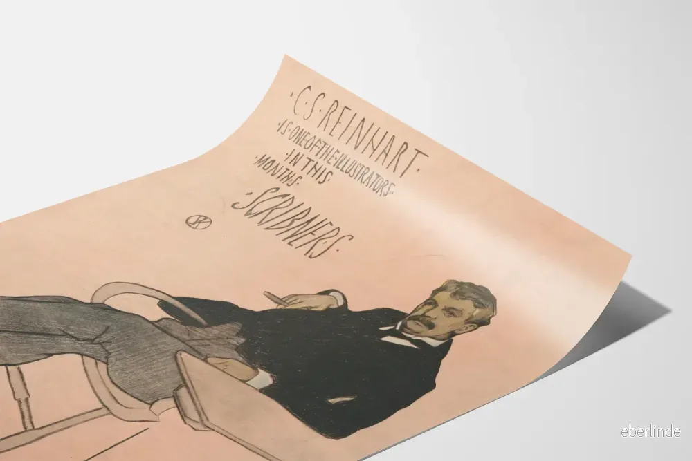 Vintageposter av illustratören C.S. Reinhart för Scribners - Bild 3