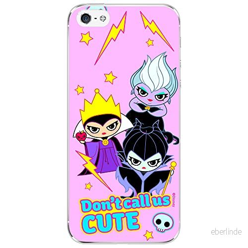 ERT GROUP mobiltelefonfodral för Iphone 5/5S/SE originalt och officiellt licensierat Disney mönster Villains 003 optimalt anpassad till formen på mobiltelefonen, fodral tillverkad av TPU plast 5905131374738