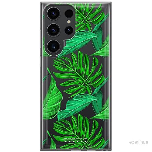 ERT GROUP mobiltelefonfodral för Samsung S23 ULTRA originalt och officiellt licensierat Babaco mönster Plants 006 optimalt anpassad till formen på mobiltelefonen, gedeeltelijk transparant 5905511464394