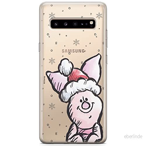 ERT GROUP Mobiltelefonskal för Samsung S10 5G original och officiellt licensierat Disney mönster Nalle Pooh 027 anpassad perfekt till mobiltelefonens form, delvis transparent 5904805499029